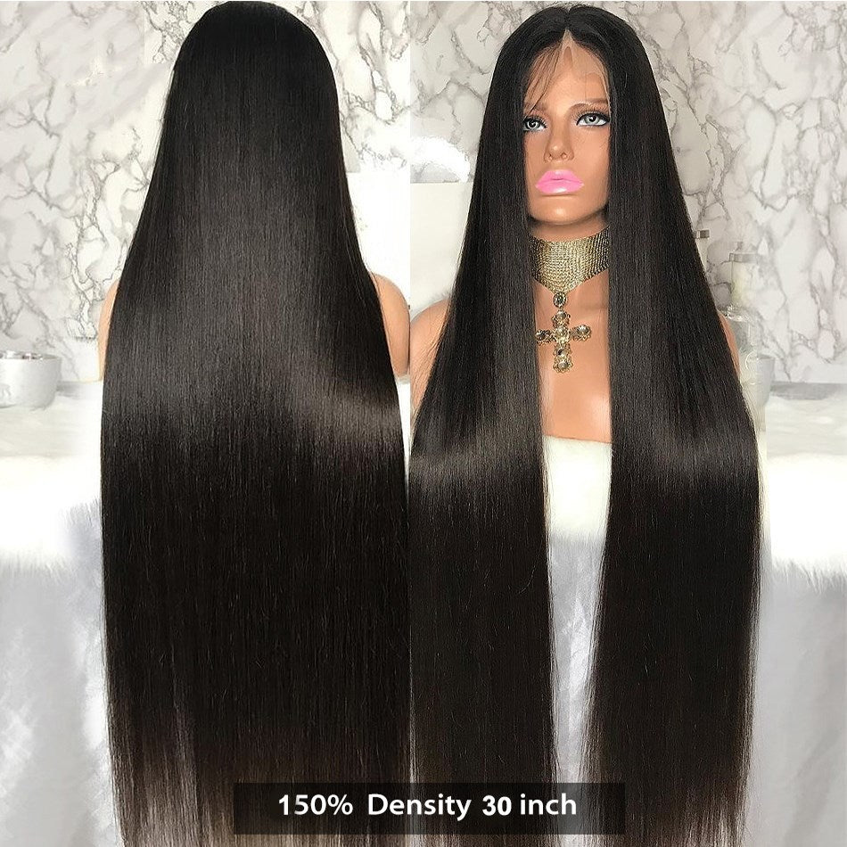 European & American Long Straight Hair Wig -High-Temperature Fiber