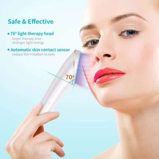 Wireless Acne Eraser: Rechargeable Blue & Red Light Therapy