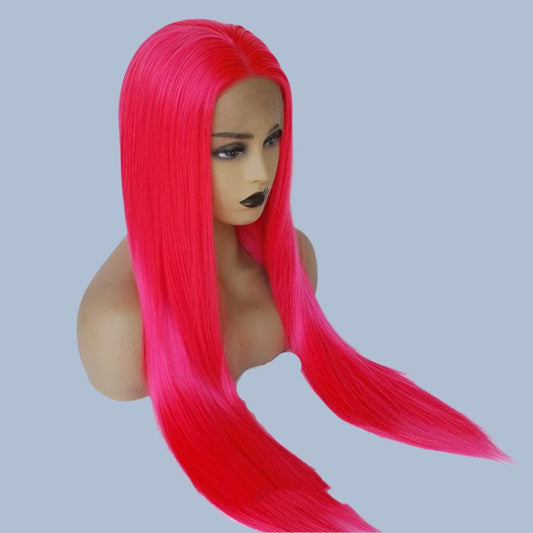 Fluorescent Long Straight Wig - European & American Fashion, Ruili Style