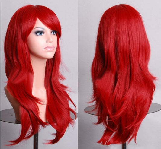 Best-Selling Cosplay Wig – Long Scroll Gold Anime Style, Factory Direct Pricing