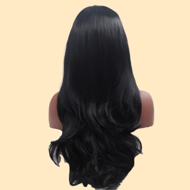 Long Curly Wig – Dyeable High-Temperature Fiber, Universal Fit