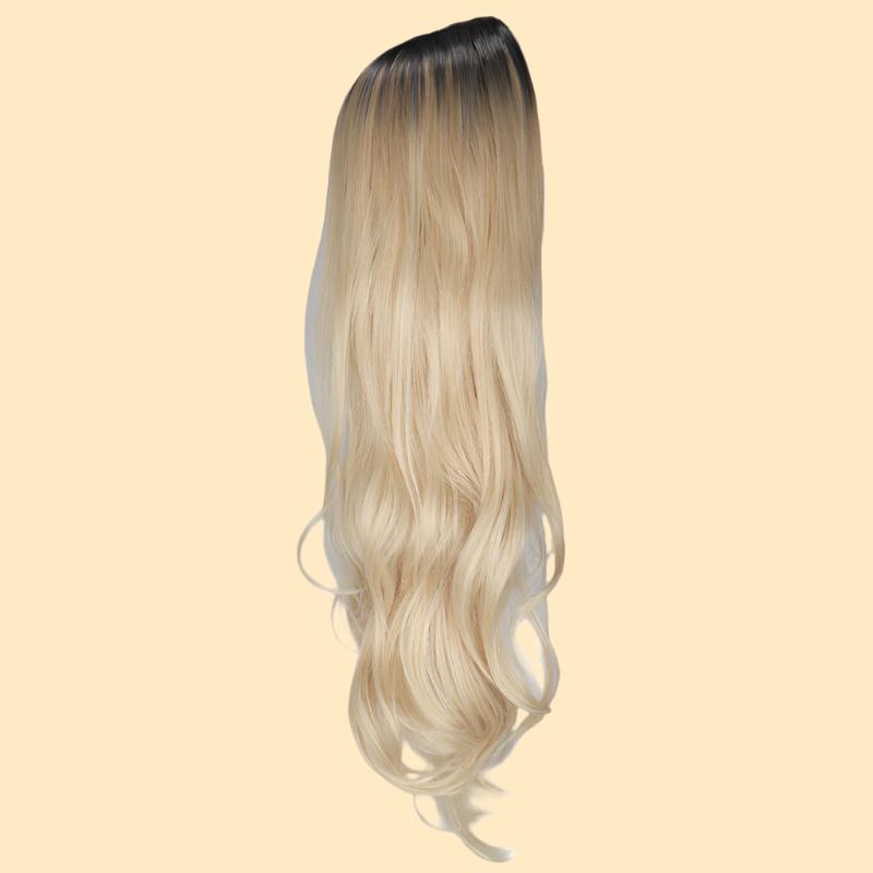 Long Curly Wig – Dyeable High-Temperature Fiber, Universal Fit